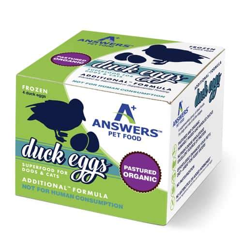 Answers Pet Answers Duck Eggs for Dogs & Cats - 4 count