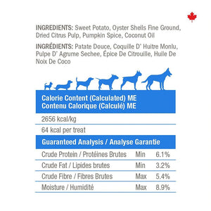 Crumps’ Naturals Crumps’ Naturals Plaque Busters with Pumpkin Spice Dog Dental Treats - 4.9 oz.