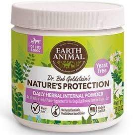 Earth Animal Earth Animal Nature’s Protection Flea & Tick Dog & Cat Daily Herbal Internal Powder - Yeast Free - 8 oz.