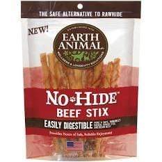 Earth Animal Earth Animal No-Hide Beef Dog Chews Dog Treats Stix (up to 15 lbs.)