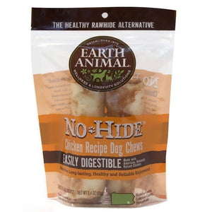 Earth Animal Earth Animal No-Hide Chicken Recipe Dog Chews Dog Treats Small 2-Pack (16-45 lbs.)