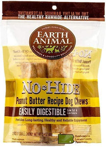 Earth Animal Earth Animal No-Hide Peanut Butter Chews for Dogs Small 2-Pack (16-45 lbs.)