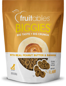 Fruitables Fruitables Biggies Peanut Butter & Banana Dog Treats - 16 oz.