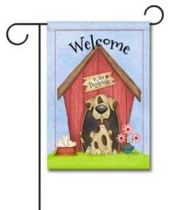 Gateway Lane Welcome to the Dog House Garden Flag