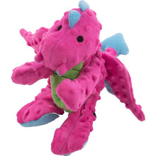 Load image into Gallery viewer, GoDog GoDog Dragons Chew Guard Dog Toy - Pink