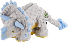 Load image into Gallery viewer, GoDog GoDog Triceratops Dinosaur Dog Toy