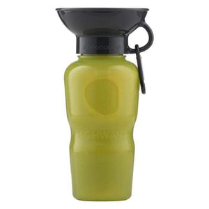 Highwave Highwave AutoDogMug Leak Tight Portable Dog Water Bottle, BPA-Free Green Kelp