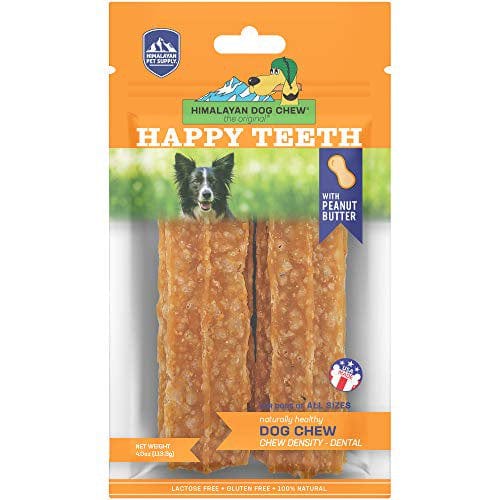 Himalayan Pet Supply Himalayan Dog Chew Happy Teeth Dental Chew for Dogs - 4 oz.