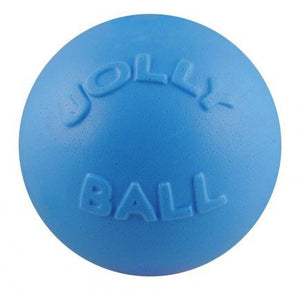 Jolly Pets Jolly Ball Bounce-N-Play Ball Dog Toy 4.5" Small / Blue (Blueberry scented)