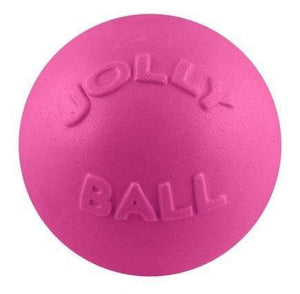 Jolly Pets Jolly Ball Bounce-N-Play Ball Dog Toy 4.5" Small / Pink (Bubblegum scented)