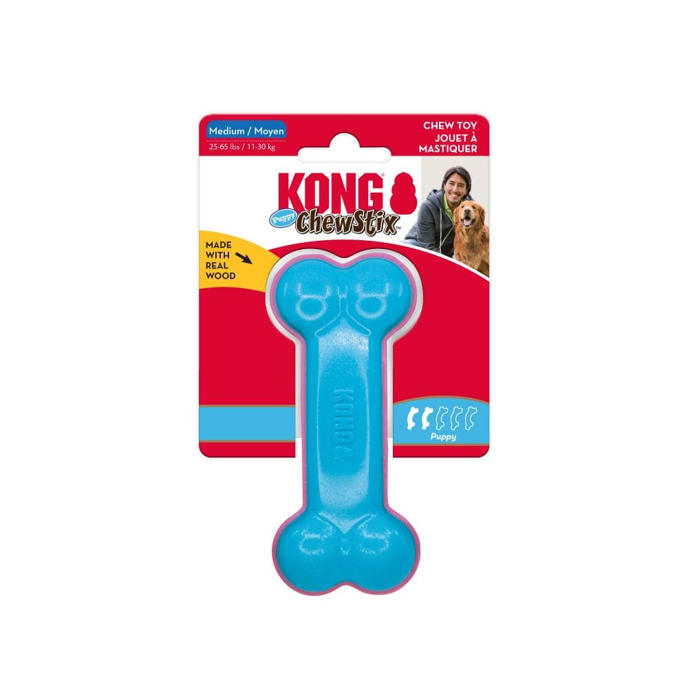 Kong Kong ChewStix Puppy Curved Bone Dog Toy Medium
