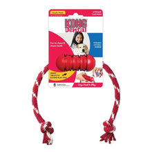 Load image into Gallery viewer, Kong Kong Dental with Rope Dog Toy - Small