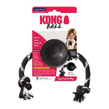 Load image into Gallery viewer, Kong Kong Extreme Ball w/ Rope Dog Toy