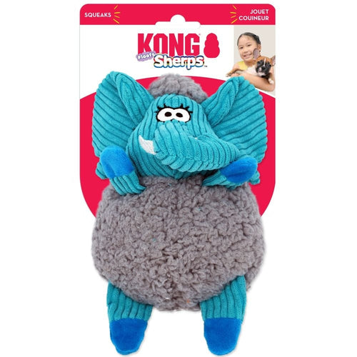 Kong Kong Floofs Sherpa Elephant Dog Toy - Medium