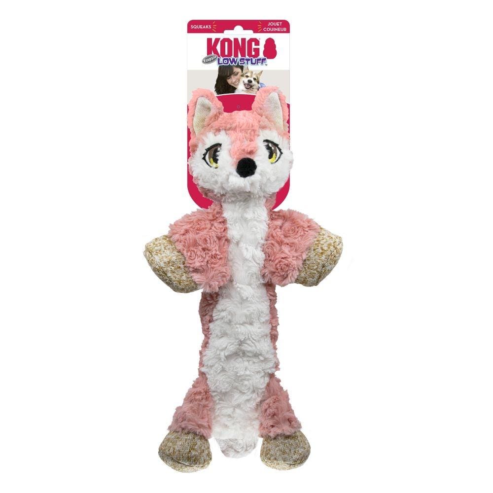 Kong Kong Flopzie Fox Dog Toy - Medium