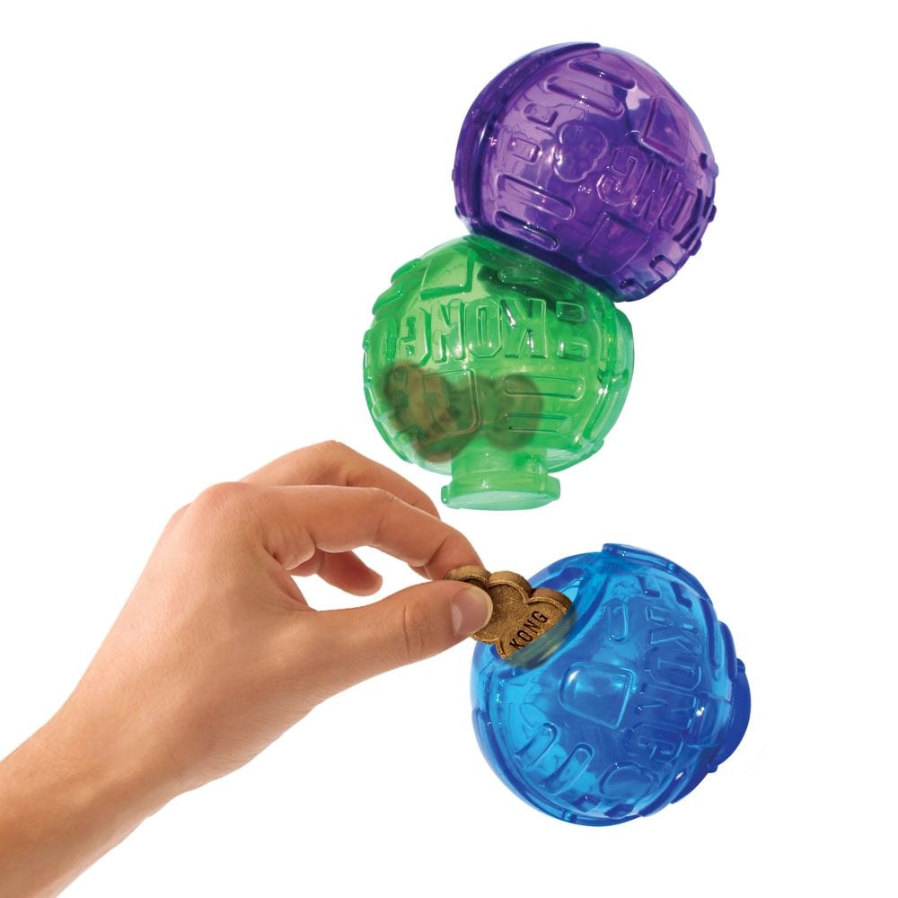 Kong Kong Lock-It Treat Dispenser Dog Toy - 3 Pack Medium