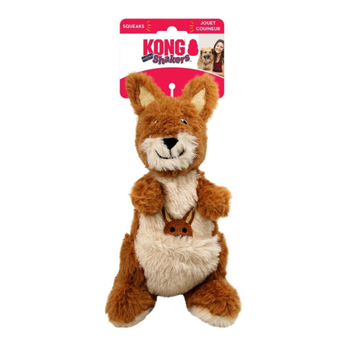 Kong Kong Passports Shakers Kangaroo Dog Toy - Medium