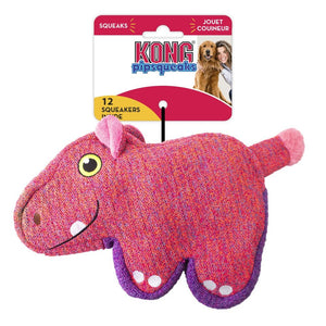 Kong Kong Pipsqueaks Dog Toy - Medium Hippo