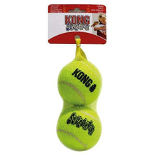 Load image into Gallery viewer, Kong Kong Squeakair Tennis Ball Dog Toy Large 2-pack