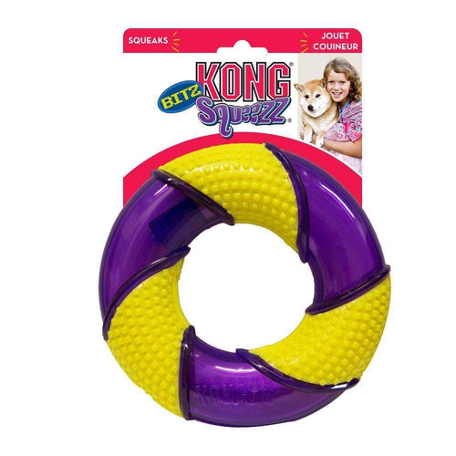 Kong Kong Squeezz Bitz Ring Dog Toy