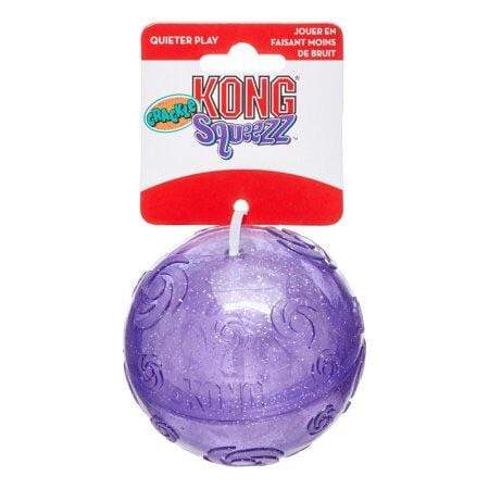 Kong Kong Squeezz Crackle Ball Dog Toy