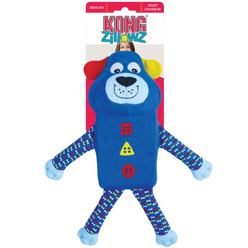 cartoon dog toy kong Kong Zillowz Dog Blue Dog Toy