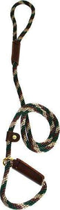 Lone Wolf Products Lone Wolf 3/8” Spiral Color Round Rope Dog Slip Lead - 6’ only Camouflage