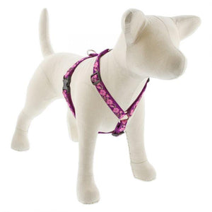 Lupine Lupine Roman Style Dog Harness - 3/4" Width 12"-20" / Rose Garden