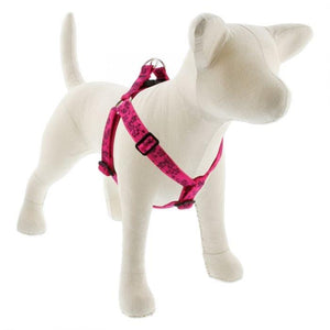 Lupine Lupine Step In Style Dog Harness - 1" Width 19"-28" / Plum Blossom