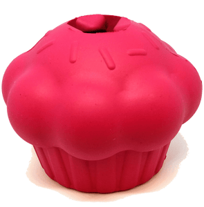 Mutts Kick Butt Mutts Kick Butt Durable Rubber Cupcake Treat Dispenser and Chew Toy for Dogs