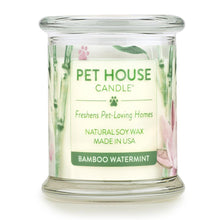 Load image into Gallery viewer, One Fur All Pets Pet House Candles - 9 oz. (burns up to 60 hours) Bamboo Watermint