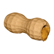 Load image into Gallery viewer, Poochie Butter Poochie Butter Peanut Shaped 100% Natural Rubber Enrichment Dog Toy