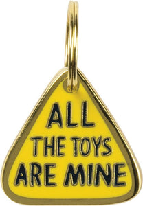 Primitives by Kathy All the Toys are Mine Cat Collar Charm