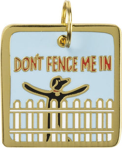 Primitives by Kathy Don’t Fence Me In Dog Collar Charm