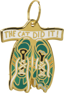 Primitives by Kathy The Cat Did It! Dog Collar Charm