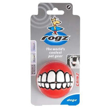 Load image into Gallery viewer, Rogz Rogz Grinz Ball Dog Toy