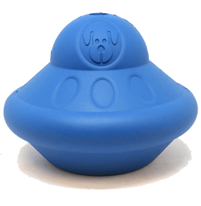 SpotNik SpotNik Flying Saucer Durable Rubber Treat Dispenser and Chew Toy for Dogs