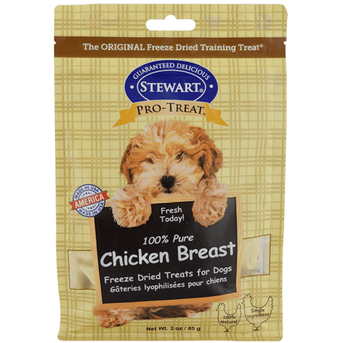 Stewart Stewart Pro-Treat 100% Pure Chicken Breast Dog Treats - 3 oz. bag