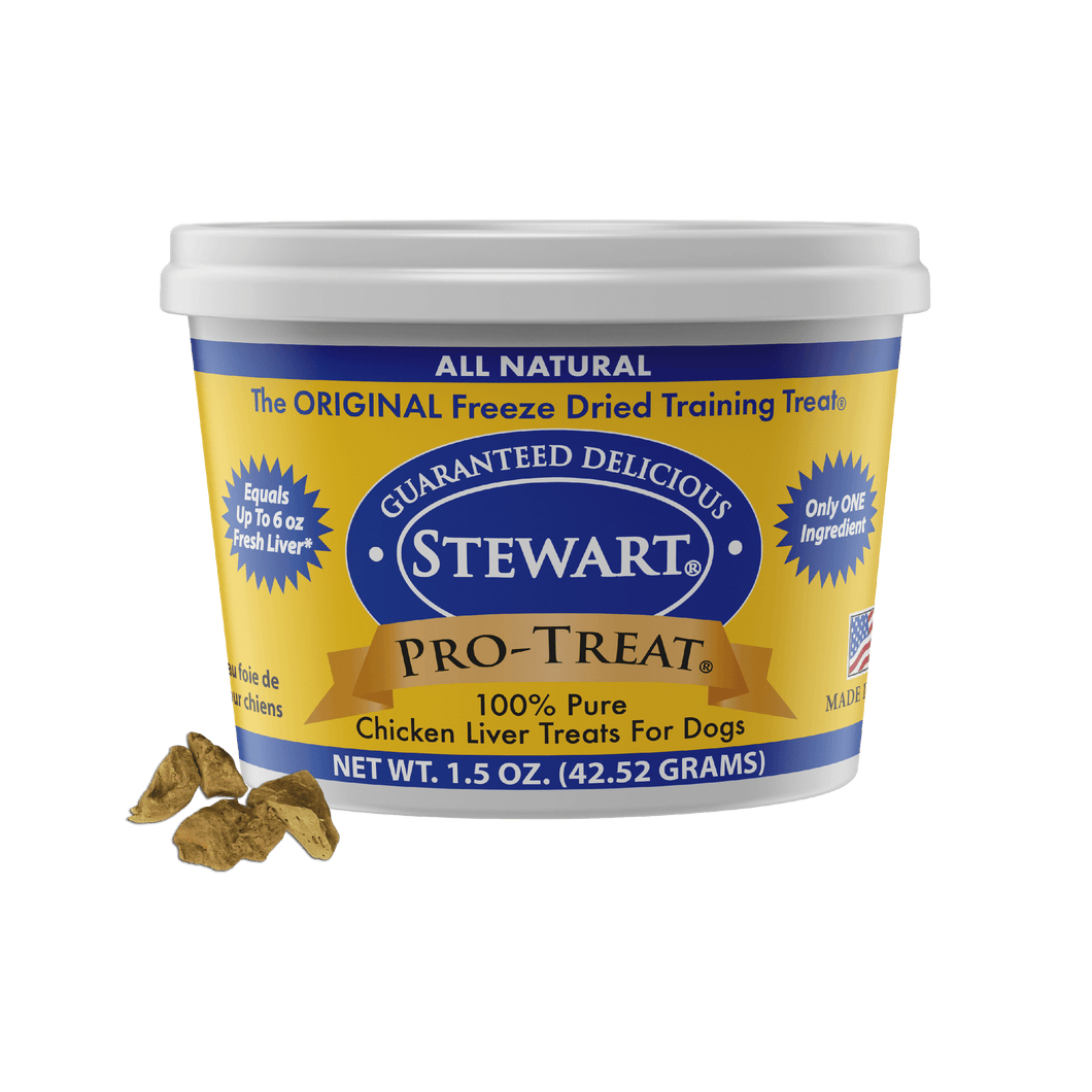Stewart Stewart Pro-Treat 100% Pure Chicken Liver Dog Treats 1.5 oz.