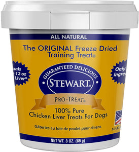 Stewart Stewart Pro-Treat 100% Pure Chicken Liver Dog Treats 3 oz.
