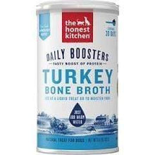 Load image into Gallery viewer, The Honest Kitchen The Honest Kitchen Daily Boosters Instant Turkey Bone Broth with Turmeric for Dogs &amp; Cats - 3.6 oz. container
