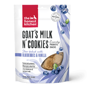 The Honest Kitchen The Honest Kitchen Goat’s Milk N’ Cookies Slow Baked with Blueberries & Vanilla Recipe Dog Treats - 8 oz. bag
