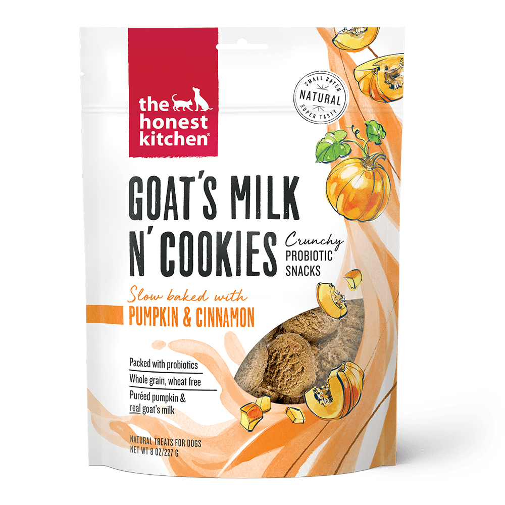 The Honest Kitchen The Honest Kitchen Goat’s Milk N’ Cookies Slow Baked with Pumpkin & Cinnamon Recipe Dog Treats - 8 oz. bag