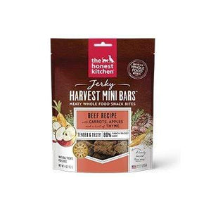 The Honest Kitchen The Honest Kitchen Jerky Harvest Mini Bars Beef Recipe with Carrots & Apples Dog Treats - 4 oz. bag