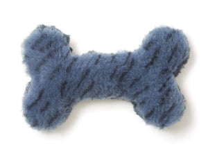 West Paw West Paw 9.5” Stuffed Bone Dog Toy Stripe