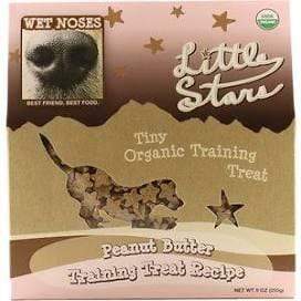 Wet Noses Wet Noses Little Stars Tiny Organic Peanut Butter Flavor Human Grade Dog Training Treats - 9 oz.