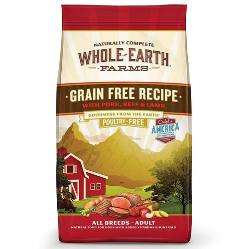 Whole Earth Whole Earth Farms Grain Free Pork, Beef & Lamb