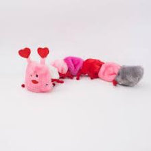 Load image into Gallery viewer, Zippy Paws Zippy Paws Valentine’s Day Caterpillar Dog Toy